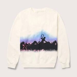 NEW ONE OF THESE DAYS men's driftin' back crewneck sweatshirts in bone
